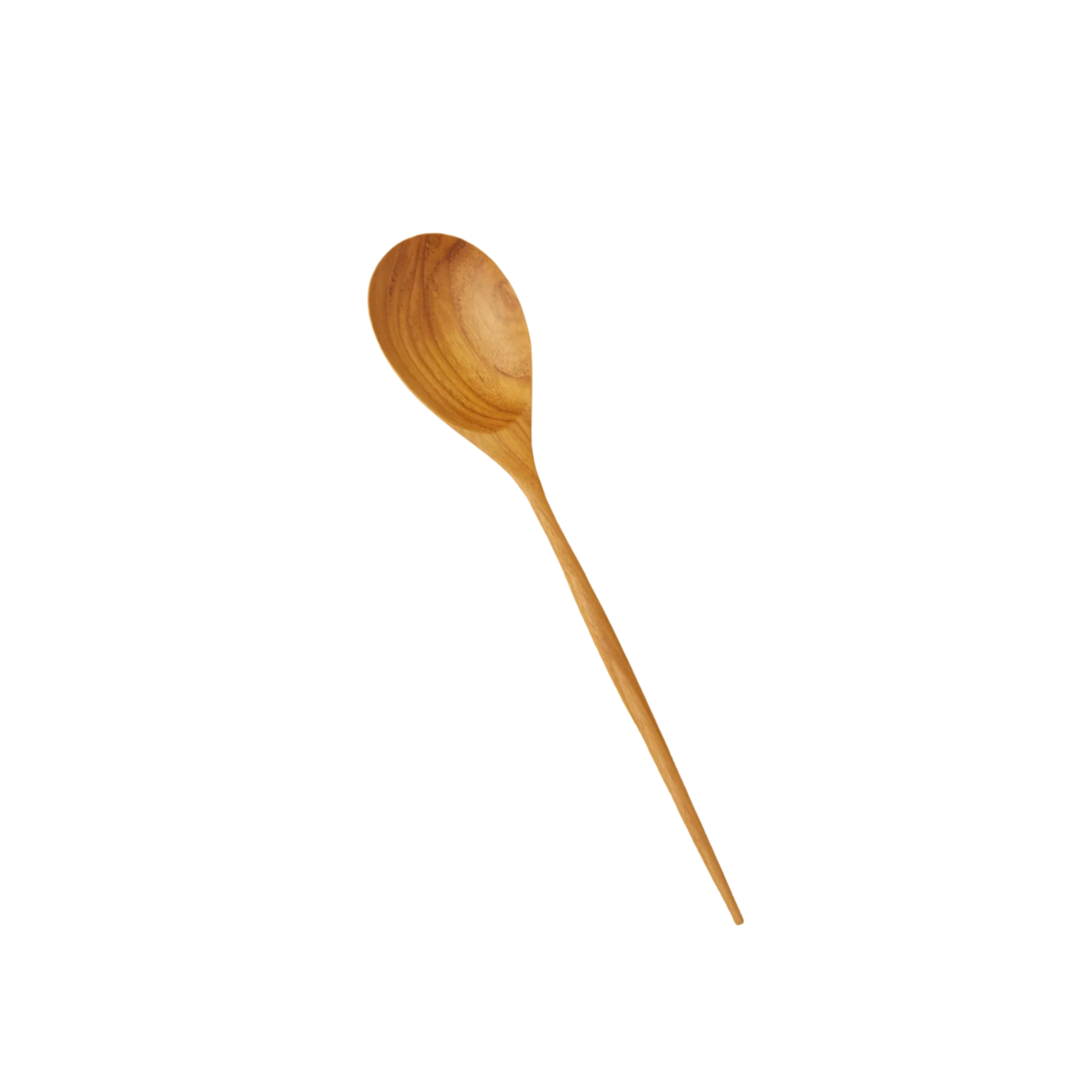 Eco-Friendly Teak Mixing Spoon - Sustainable Kitchen Essential | Handcrafted Eco-Friendly Teak Mixing Spoon | Premium Teak Mixing Spoon - Eco-Friendly and Durable - Shoppe Details and Design