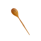 Teak Slotted Spoon Crafted from Protected Groves in Thailand | Handcrafted Teak Slotted Spoon from Thailand's Protected Groves | Premium Teak Slotted Spoon - Sustainably Sourced in Thailand - Shoppe Details and Design