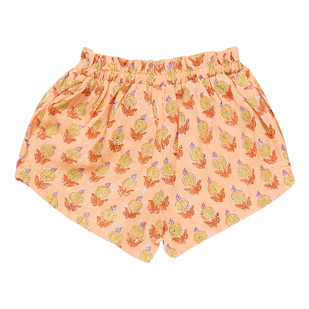 Girls Theodore Short in Orange Dahlia | Versatile Spring Staple | Pink Chicken - Shoppe Details and Design