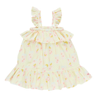 Girls Amalia Dress in Pink Lemonade | Refreshing Novelty Print | Pink Chicken - Shoppe Details and Design