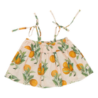 Girls Stella Top in Pink Botanical Oranges | Fun and Casual Fashion | Pink Chicken - Shoppe Details and Design