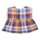 Pink Chicken- Girls Clary Top in Technicolor Check - Shoppe Details and Design