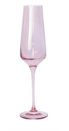 Estelle Colored Glass Rose Champagne Flute Set - Set of 6 - Shoppe Details and Design