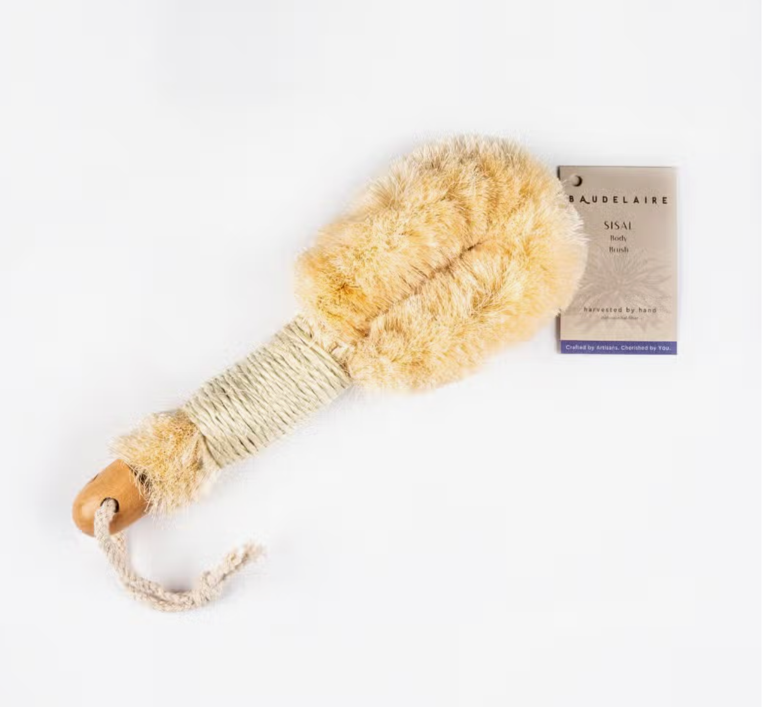 Baudelaire- 9"Sisal Body Brush - Shoppe Details and Design