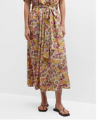 The Great Papyrus Floral Silk Skirt - Shoppe Details and Design