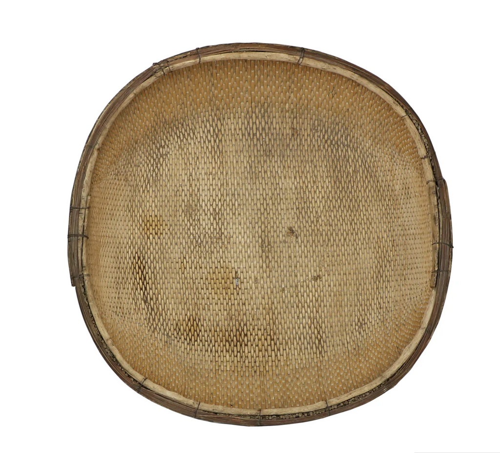 Vintage Chinese Large Antique Harvest Market Basket