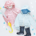 Pink Chicken- Girls Rafa Raincoat in Pink Metallic - Shoppe Details and Design