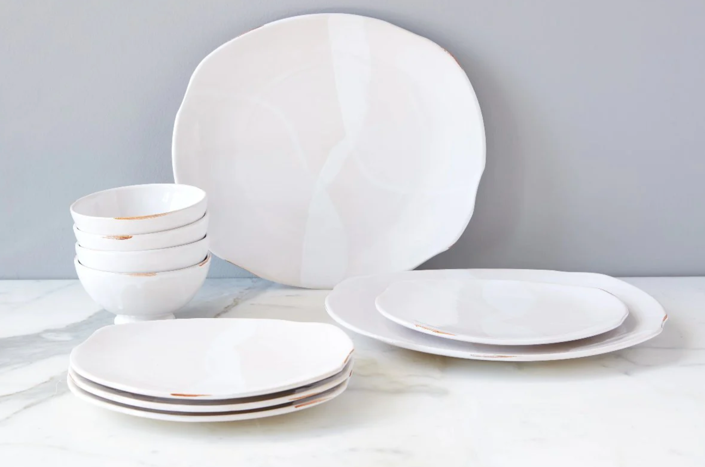 Exposed Edge Organic Salad Plate - Shoppe Details and Design