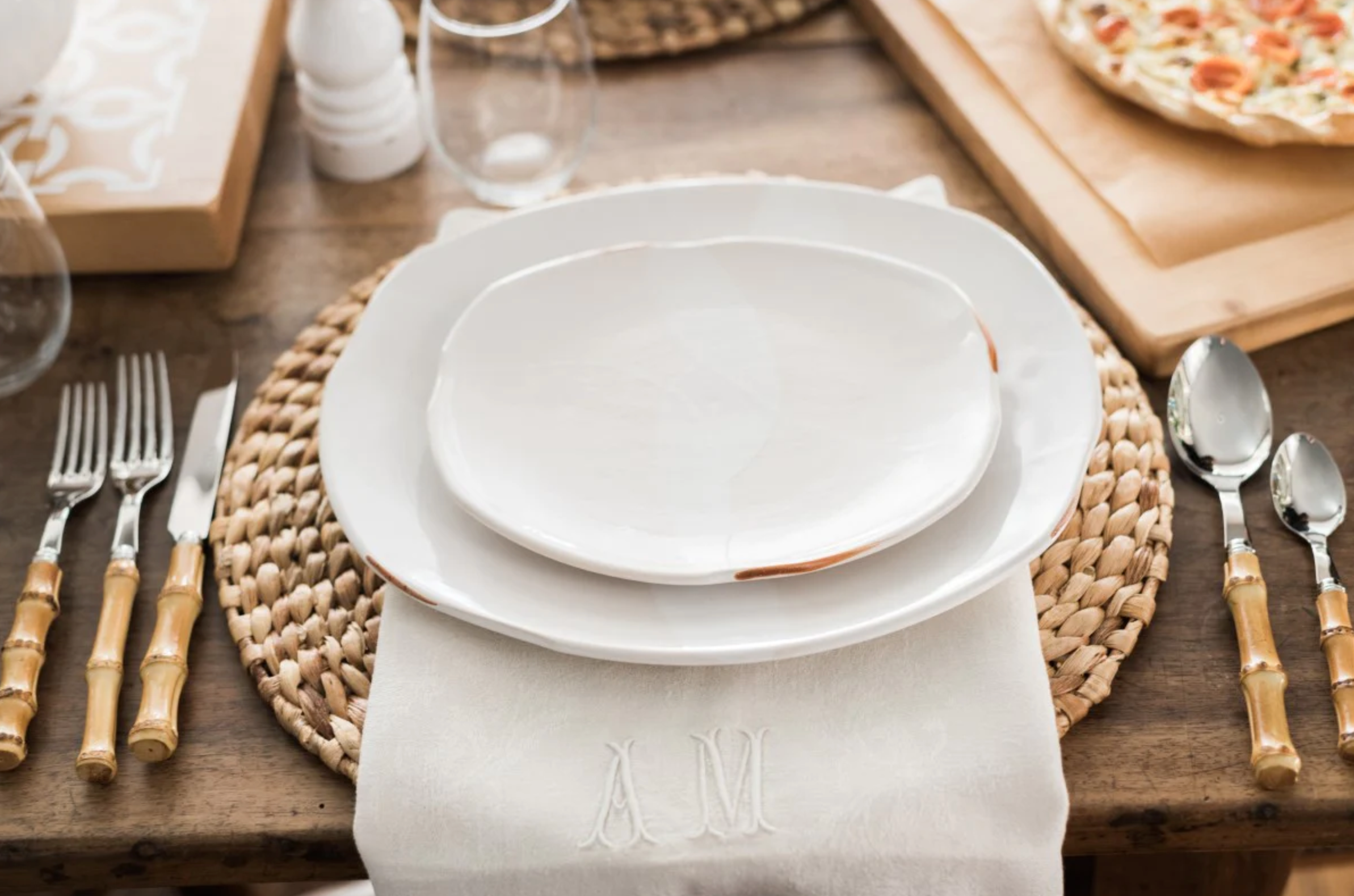 Exposed Edge Organic Salad Plate - Shoppe Details and Design