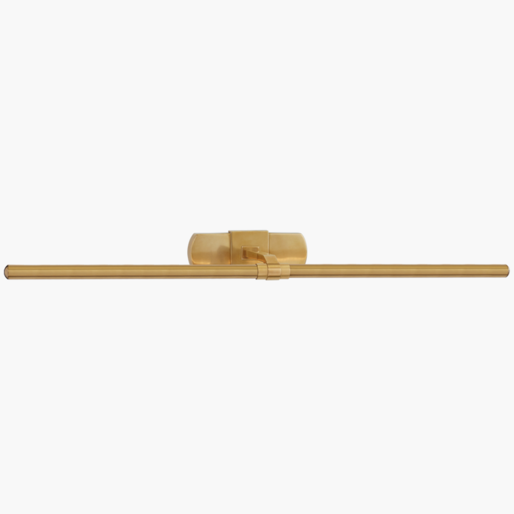 Langley 32" Picture Light in Natural Brass – Ralph Lauren design.