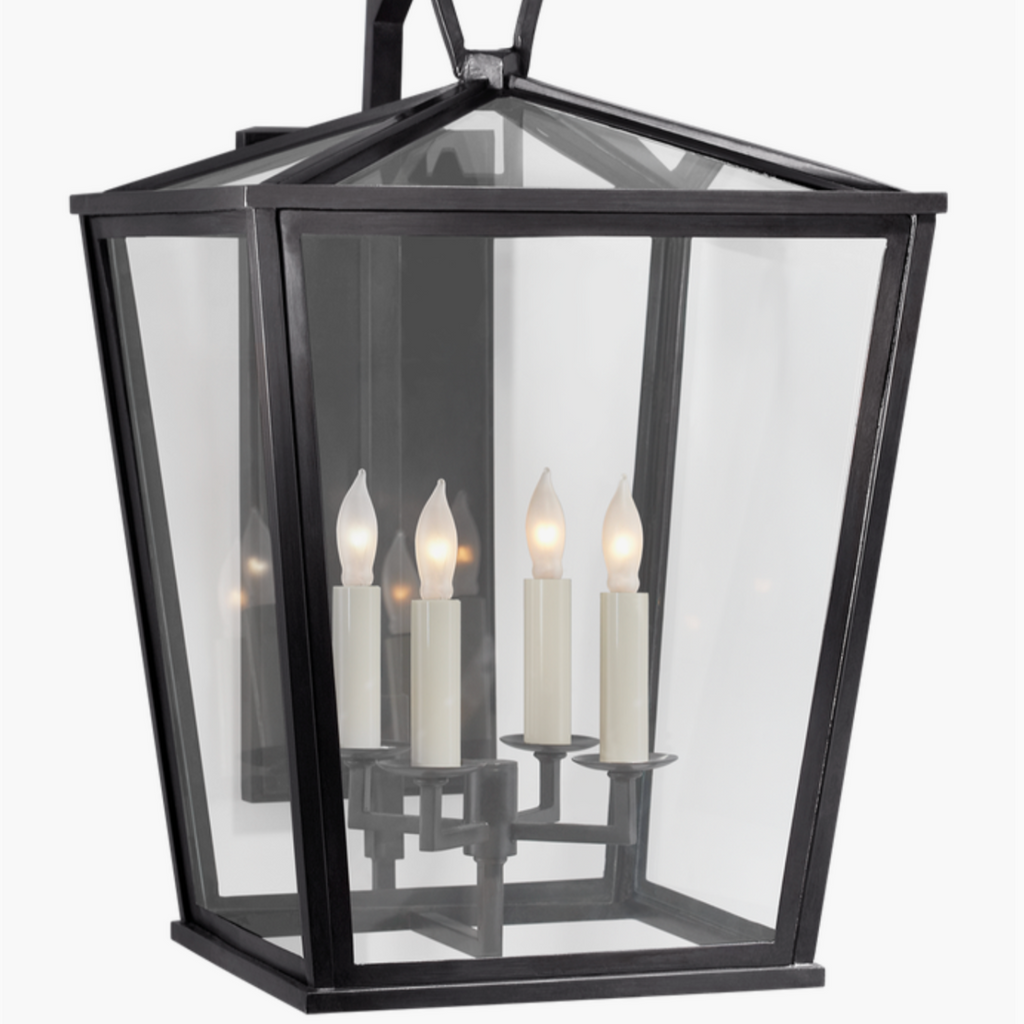 Darlana Medium Bracket Lantern – bronze outdoor lighting.