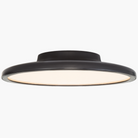 Matte Black Dot 13" Flush Mount: Sleek Ceiling Fixture