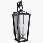 Darlana Small Tall Bracketed Wall Lantern – bronze outdoor lighting.