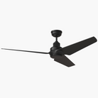 Ruhlmann Smart 52" LED Ceiling Fan in Midnight Black with light kit