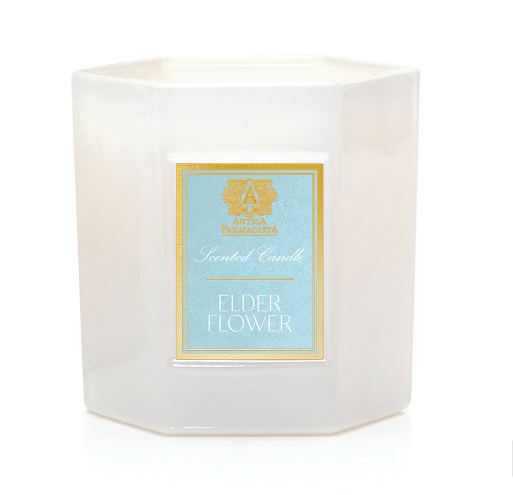 Luxury Elderflower Candle - 9oz by Antica Farmacista with signature matches