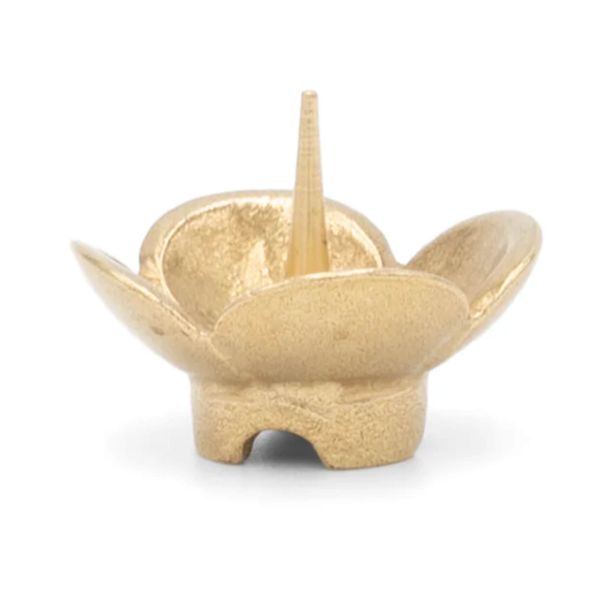 Small Brass Flower Candle Holder