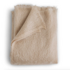 rose mohair throw