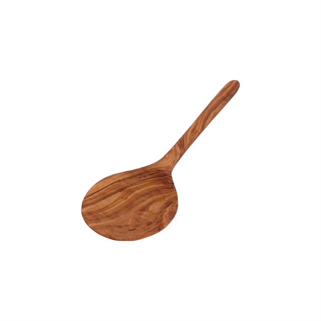 10 inch shallow olive wood spoon