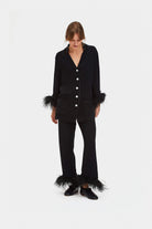 Sleeper Double Feather Party Pajamas, Black - Shoppe Details and Design