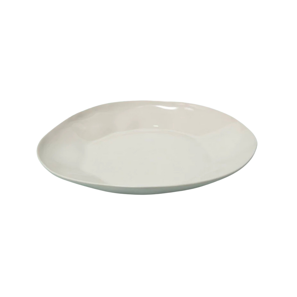Stoneware White Plate, Large