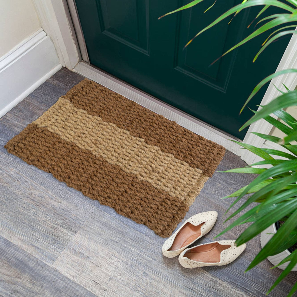 The Rope Extra-Thick Woven Coconut Fiber Doormat