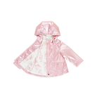 Pink Chicken- Girls Rafa Raincoat in Pink Metallic - Shoppe Details and Design