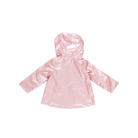 Pink Chicken- Girls Rafa Raincoat in Pink Metallic - Shoppe Details and Design