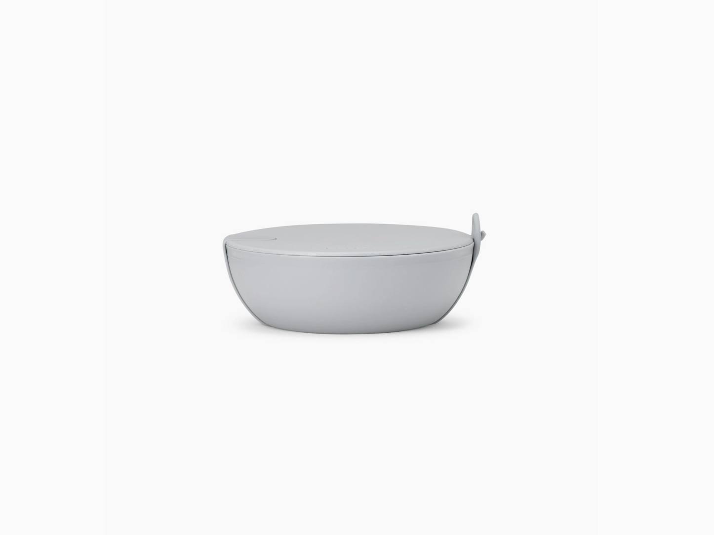 w&p lunch bowl bpa-free plastic, slate grey.