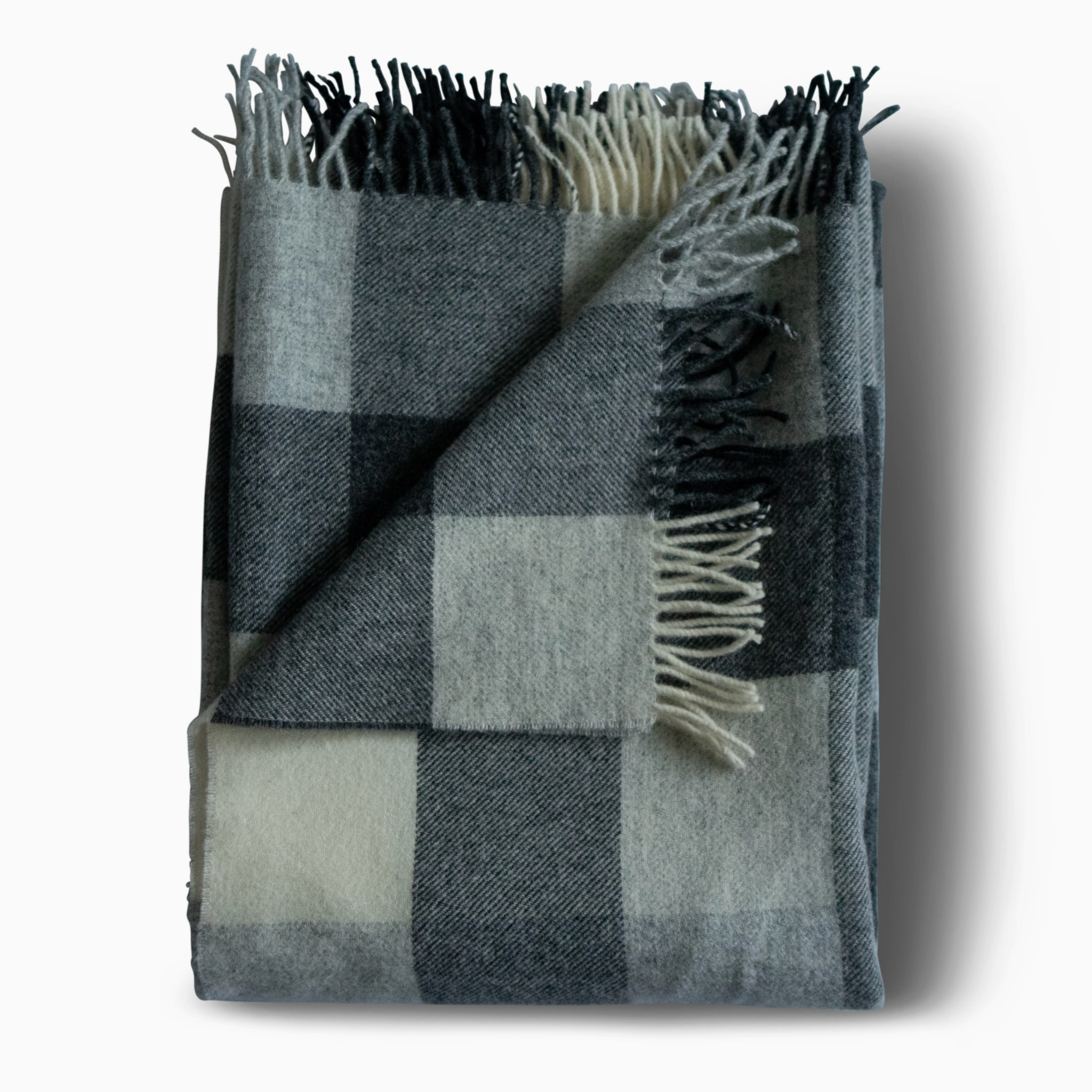 Irish alpaca merino wool throw blanket, 52x78 inch, luxury home decor.