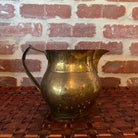 antique brass pitcher vase.