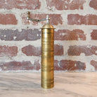 Elegant Antique Brass Pepper Mill in classic design