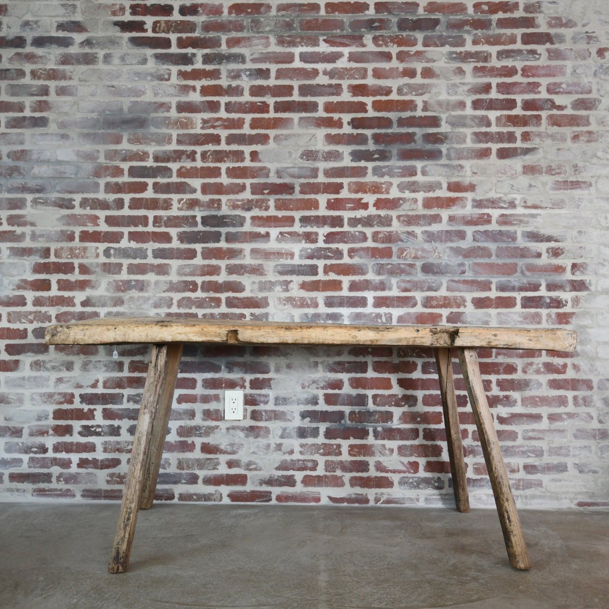 Exquisite Antique Butcher's Table with rich wooden patina