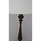 "Vintage Décor Highlight – Antique Copper Floor Lamp in a vintage-inspired interior"