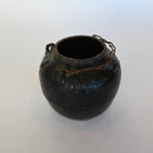 Antique Glazed 4 Handle Pot with Chain Detail - Details and Design - Vessel - Blue Ocean Traders