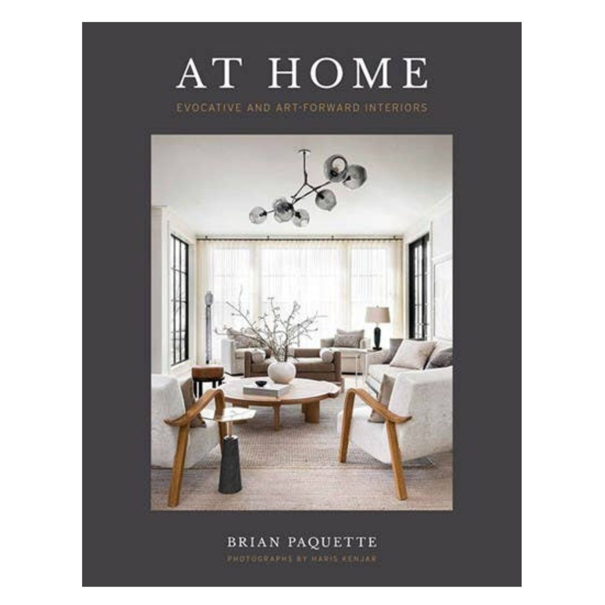 at home evocative and art forward interiors coffee table book.