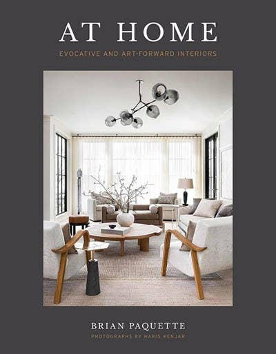 at home evocative and art forward interiors coffee table book.