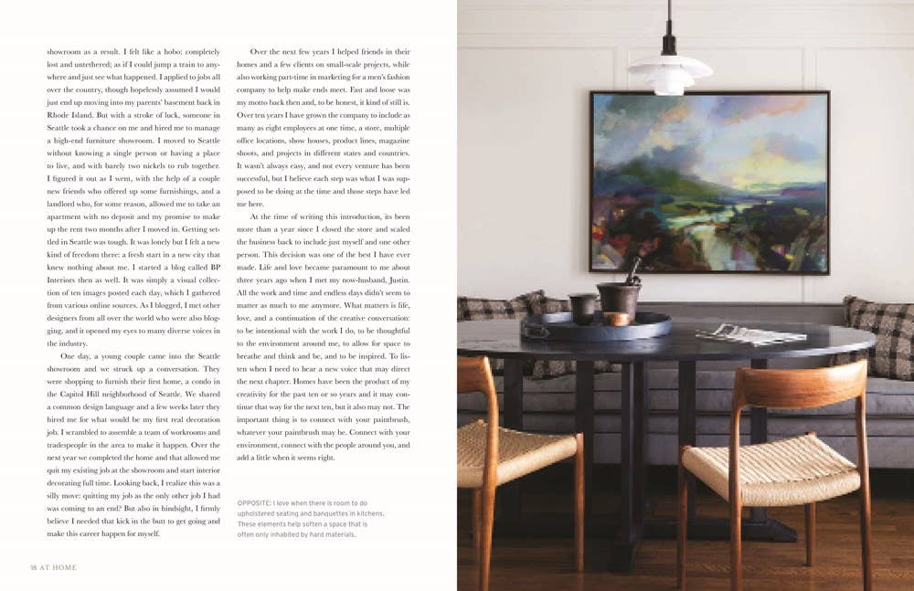 at home evocative and art forward interiors coffee table book.