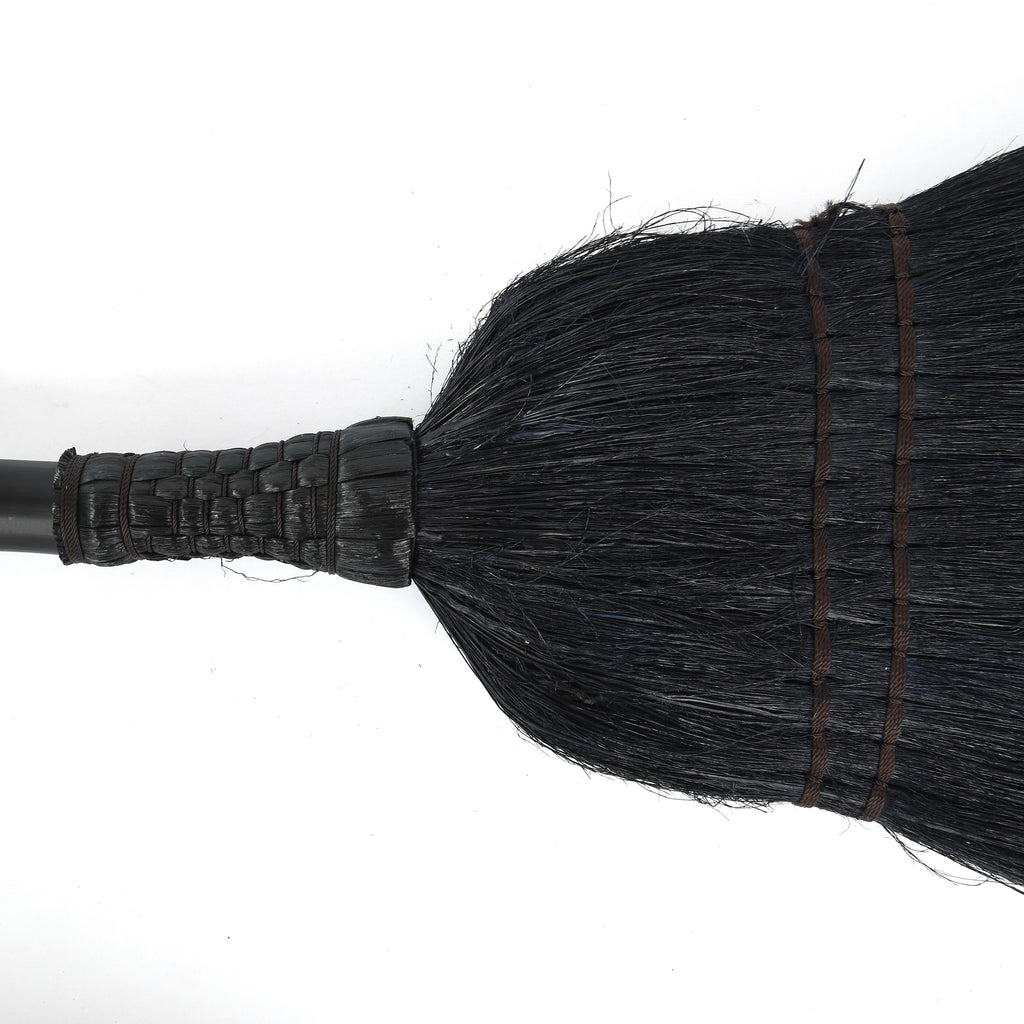 Decorative Bamboo Broom with Tassel for Rustic Charm