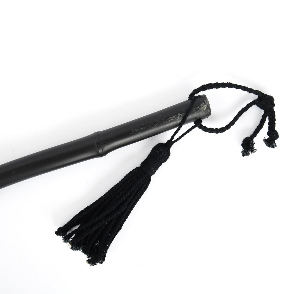 Durable Grass Broom with Bamboo Handle and Tassel