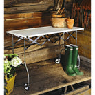 Stylish Battista Cart with mat cream finish by Kartell