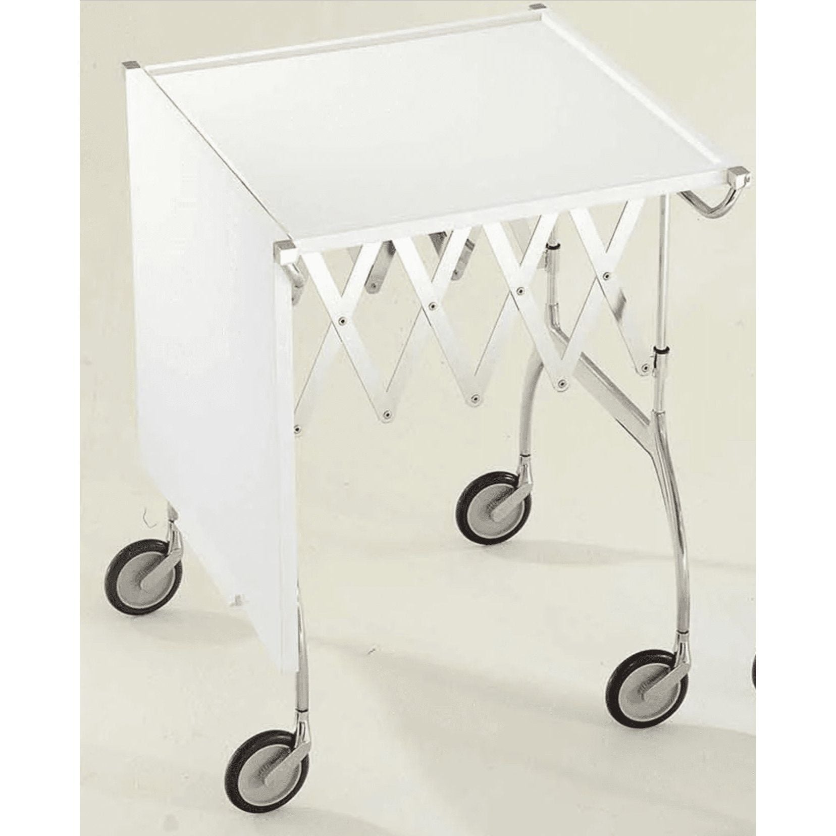 Versatile Kartell Battista Cart in sleek mat cream