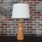 Bella Skirt Wooden Table Lamp – Rustic charm for your home