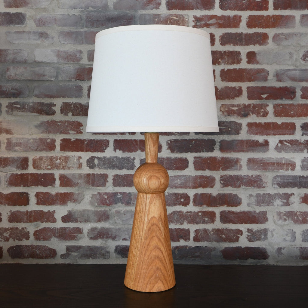 Bella Skirt Wooden Table Lamp – Rustic charm for your home