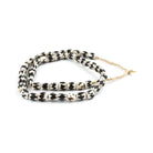 Small Bone Beads for Stylish Decor - Black and White Patterns