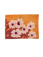 bonnie and neil tufted cotton bathmats, primrose rust.