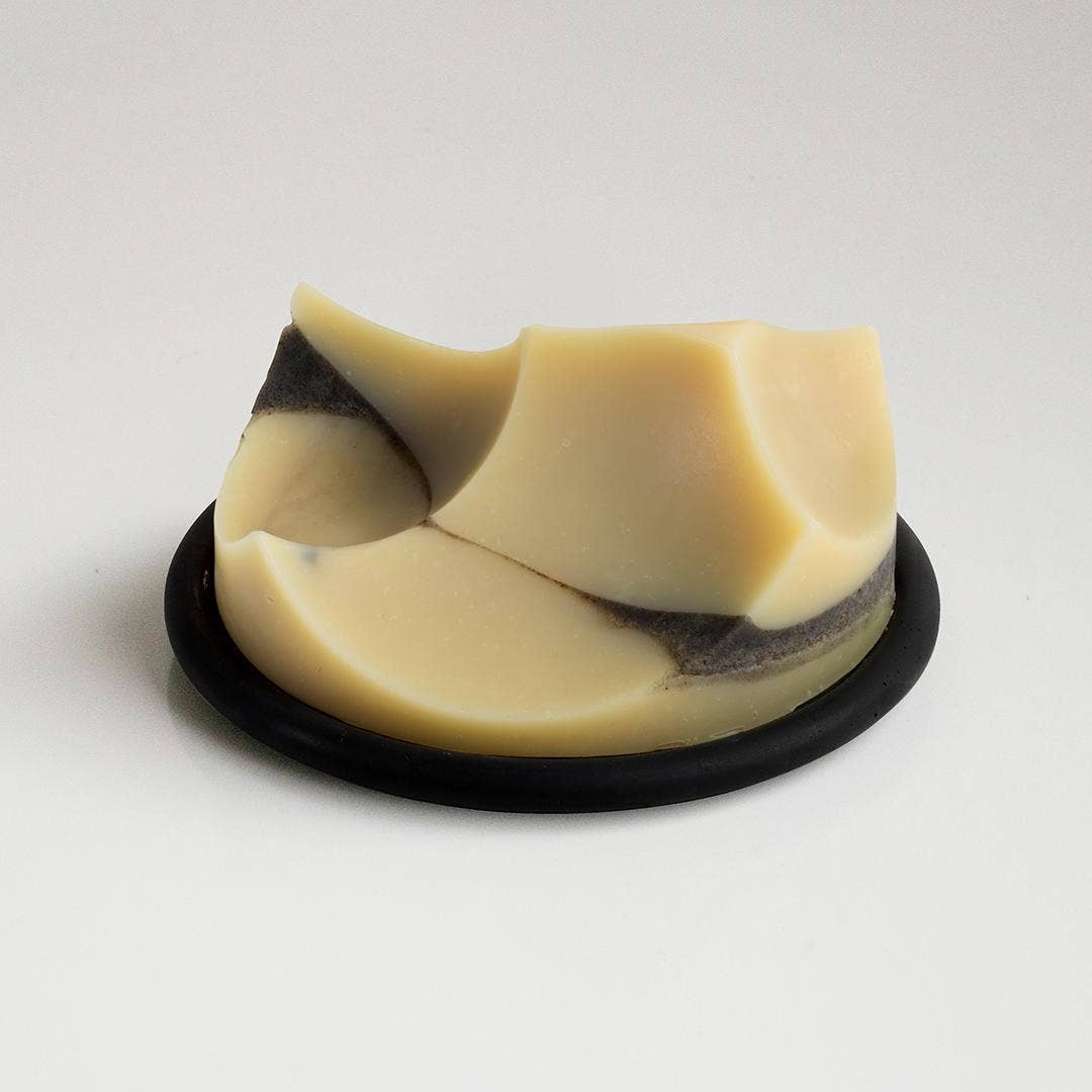 bouton small black soap tray.