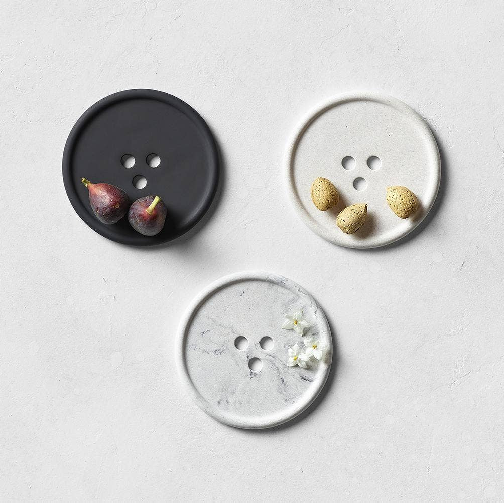 bouton small black soap tray.