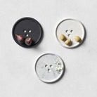 bouton small black soap tray.