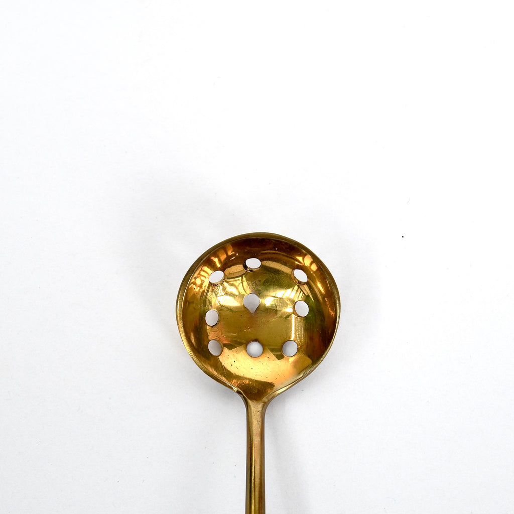 Be Home Perforated Brass Tea Spoon