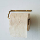 brass toilet paper holder classic style.